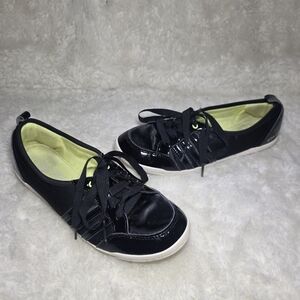 Adidas Neo x Selena Gomez Piona Ballet Sneakers Black Lime Green Size 8